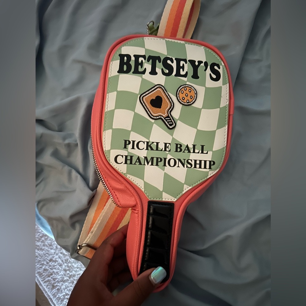 ***LIKE NEW*** Betsey’s Pickle Ball Championship bag by Betsey Johnson.